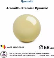 Бильярдный шар-биток 68 мм Арамит Премьер Пирамид / Aramith Premier Pyramid 68 мм белый 1 шт