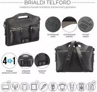 Универсальный портфель BRIALDI Telford (Телфорд) relief black