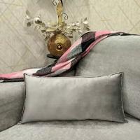 Подушка декоративная 30х60, цвет серый
