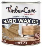 Защитное масло с твердым воском TimberCare Hard Wax Oil, белый мел/ Chalk White, 0,75л