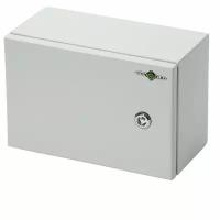 Шкаф IP65 200х300х150мм светло-серый с монтажной платой элма ОЩН321