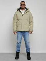 Куртка молодежная мужская зимняя с капюшоном 8356ZS, 50