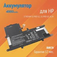 Аккумулятор PO02XL для HP Stream 11 Pro G2 / 11 Pro G3 / 11-R / 11-R000 (824560-005, HSTNN-DB-G) 4950mAh