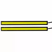 New galaxy дневные ходовые огни, led 28шт, метал. корп, 170мм, 12v, белый, 2шт