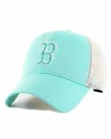 Бейсболка '47 Brand Бейсболка летнаяя с сеткой '47 Brand FLAGSHIP MVP Boston Red Sox TF Tiffany Blue, размер os, зеленый, белый