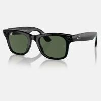 Очки с камерой Ray-Ban 4 CLEAR META WAYFARER, зеленые линзы