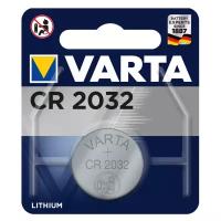 Батарейка литиевая VARTA LITHIUM тип CR2032 3V, упаковка 1 шт VARTA 06032101401