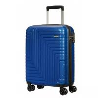 Чемодан American Tourister, поликарбонат, рифленая поверхность