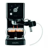 Кофеварка рожковая Krups XP345 Calvi Latte, черный