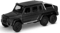 Внедорожник Welly Mercedes-Benz G63 AMG 6x6 (43704) 1:34, 12 см, черный