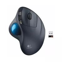 Трекбол Logitech Wireless Trackball M570, Unifying, USB, беспроводной, черный