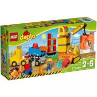 Конструктор LEGO DUPLO 10813 Большая стройплощадка, 67 дет