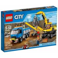 Конструктор LEGO City 60075 Экскаватор и грузовик