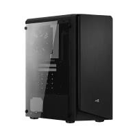 Корпус ATX AEROCOOL RIFT, Midi-Tower, без БП, черный