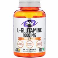 NOW FOODS L-Glutamine 1000 мг (L-Глютамин) 120 вег капсул (Now Foods)