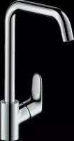 Смеситель для кухонной мойки hansgrohe Focus M41 260 с поворотным изливом 31820000, хром