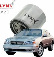 Фильтр масляный Nissan Maxima (5) A33 / Ниссан Максима 2000 2001 2002 2003 2004 2005 2006 V2.0 VQ20DE / 1шт LYNXauto