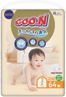 Подгузники GOO.N Premium, 3/M, 7-12 кг, 64 шт