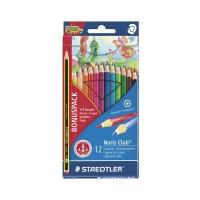 Staedtler Карандаши цветные Noris club, 12 цветов + 1 чернографитный (144 SET1)