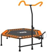 Батут UNIX line FITNESS Orange PRO (130 ), счетчик прыжков, эргономичная ручка, оранжевый