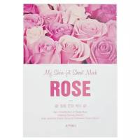 A'PIEU тканевая маска My Skin-Fit Sheet Mask Rose с экстрактом розы