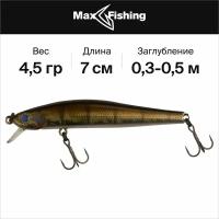 Воблер для рыбалки Zipbaits ZBL System Minnow 7 F #513R 4,5 гр, до 0,5 м / Сделано в Японии