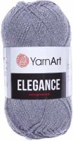 Пряжа YarnArt Elegance серый (102), 88%хлопок/12%металлик, 130м, 50г, 2шт