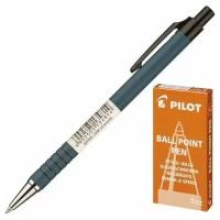 Ручка шариковая масляная автоматическая Pilot BPRK-10M синяя (толщина линии 0.32 мм), 77558