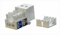 Вставка Keystone Jack RJ45 (8P8C) кат.5E KJ9-8P8C-C5e-90-WH бел. Hyperline 432595