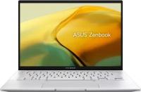 Ноутбук Asus Zenbook UX3402VA-KP308, 14", IPS, Intel Core i7 1360P, LPDDR5 16ГБ, SSD 1024ГБ, Intel Iris Xe graphics, серебристый (90nb10g6-m00fe0)