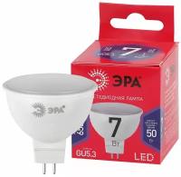 ЭРА LED MR16-7W-865-GU5.3 R ЭРА (диод, софит, 7Вт, хол, GU5.3) (10/100/4800)