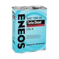 Минеральное моторное масло ENEOS Turbo Diesel CG-4 15W-40, 4 л