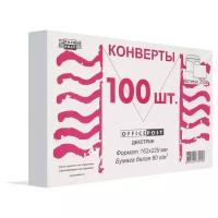 Конверты Белый С5, декстрин, OfficePost, 162х229, 100шт/уп 2502