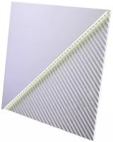 3D стеновая панель из гипса FIELDS LED (тёплый свет) артикул D-0008-6 от Artpole