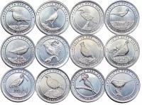Набор монет 1 куруш 2020 Турция Птицы UNC