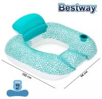 Bestway Круг-шезлонг для плавания, 102 х 94 см, 43097 Bestway