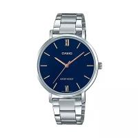 Наручные часы CASIO Collection LTP-VT01D-2B, серебряный, синий