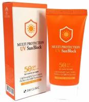 Солнцезащитный крем для лица,3W Clinic Multi Protection UV Sun Block SPF50+/PA, 70 мл 9561015