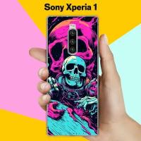 Силиконовый чехол на Sony Xperia 1 Череп / для Сони Иксперия 1