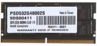 Модуль памяти Patriot Memory SO-DIMM 4800MHz DDR5-4800 CL40 - 32Gb PSD532G48002S