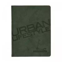 Дневник универсальный для 1-11 классов, 48 листов URBAN, обложка из искусственной кожи, блинтовое тиснение, хаки