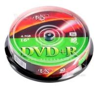 Диски VS DVD+R Cake Box (10 шт.) 4.7Gb 16x (VSDVDPRCB1001)