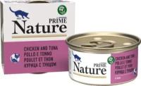 Влажный корм Prime Nature для любых кошек, курица с тунцом в бульоне 85гр