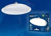 Светодиодная лампа -светильник Белый теплый 40W UL-00004573 LED-U220-40W/3000K/E27/FR PLU01WH