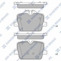 SANGSIN BRAKE SP2821 Колодки тормозные BMW 3 Serie VII 18- ALPINA B3 VII 19- TOYOTA SUPRA V 19- задн