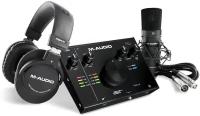 M-Audio AIR 192 I 4 Vocal Studio Pro Комплект включающий в себя USB аудио интерфейс M-Track 2X2, наушники HDH40, конденсаторный микрофон Nova Black, X