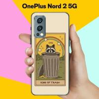 Силиконовый чехол на OnePlus Nord 2 5G Енот / для ВанПлас Норд 2 5 Джи