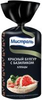 Хлебцы пшеничные Красный булгур с базиликом Мистраль 100 г