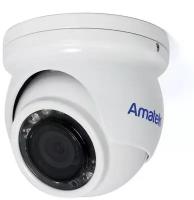 Видеокамера купольная антивандальная мультиформатная с ИК подсветкой Amatek AC-HDV201 2,8mm