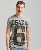 Футболка Superdry OSAKA TEE, Пол Мужской, Цвет Grey Grit, Размер M